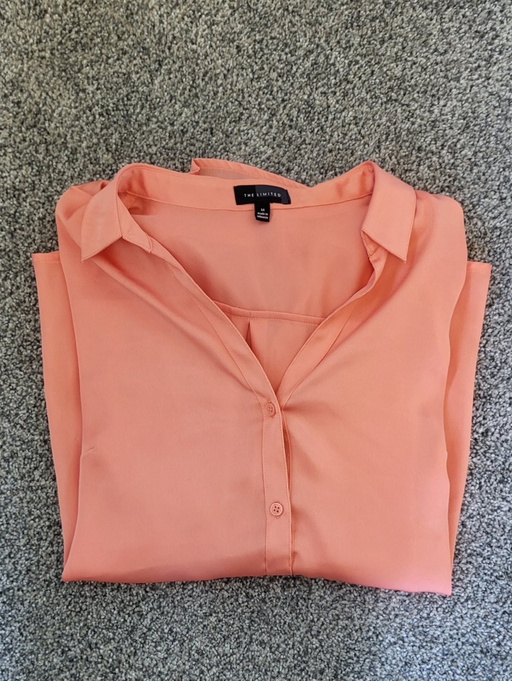 The Limited Coral Button-Down Shirt - Women's Blouse